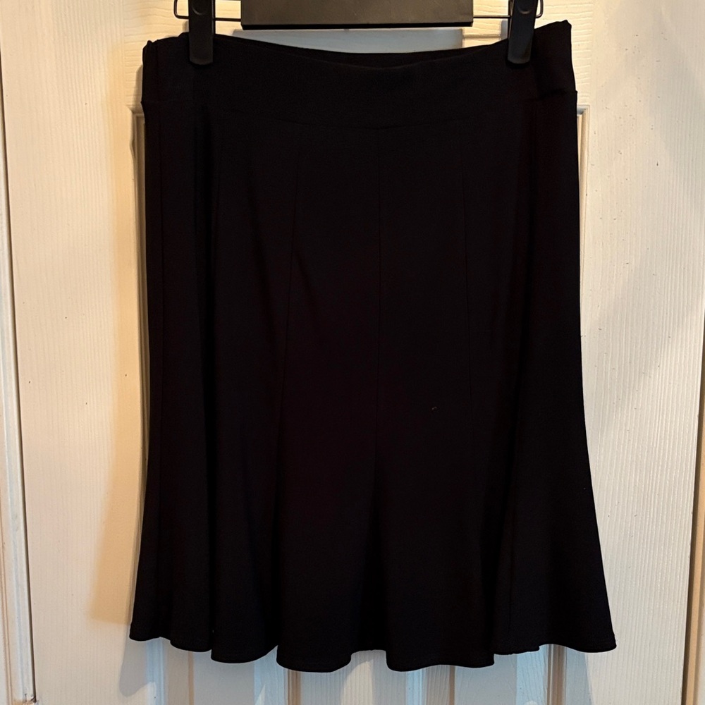 White House Black Market Classic Black A-Line Skirt